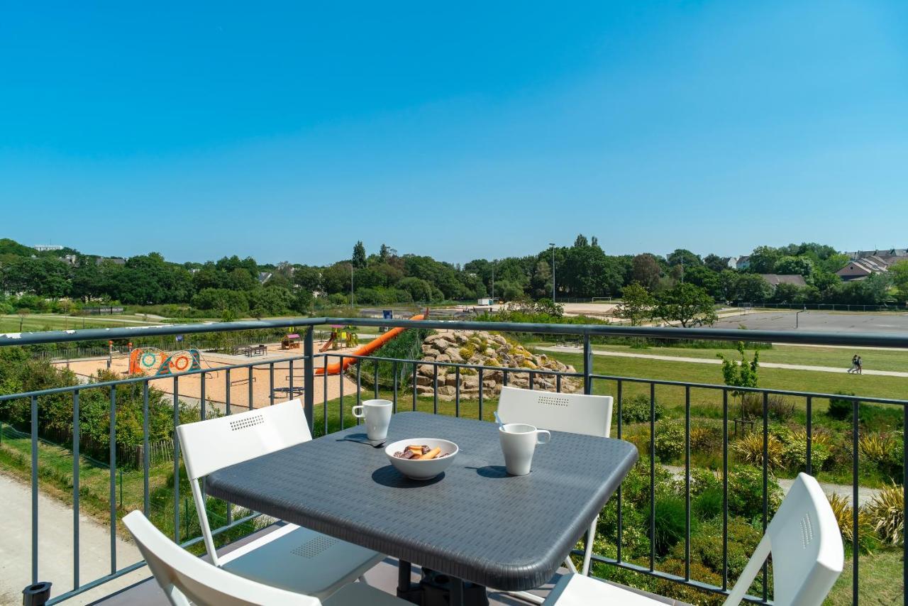 Les Thermes 521 - Appt Proche Plage Avec Piscine Partagee Concarneau Exterior foto